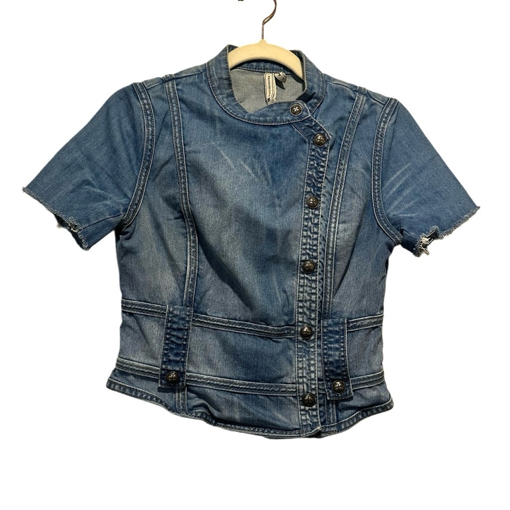 BCBG denim shirt size Xs